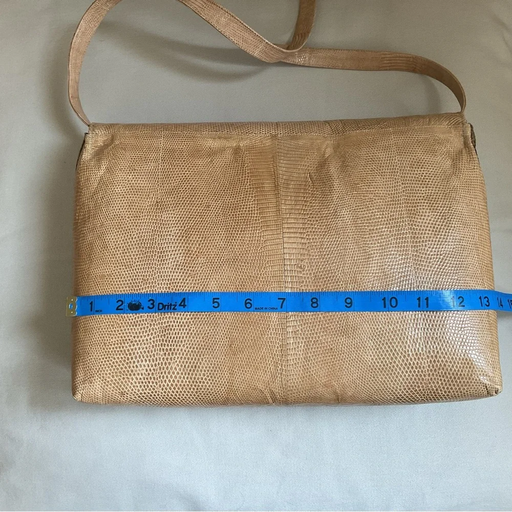 W.A. Thompson & Co Snake Skin Shoulder Bag Convertible Clutch LARGE RARE VINTAGE